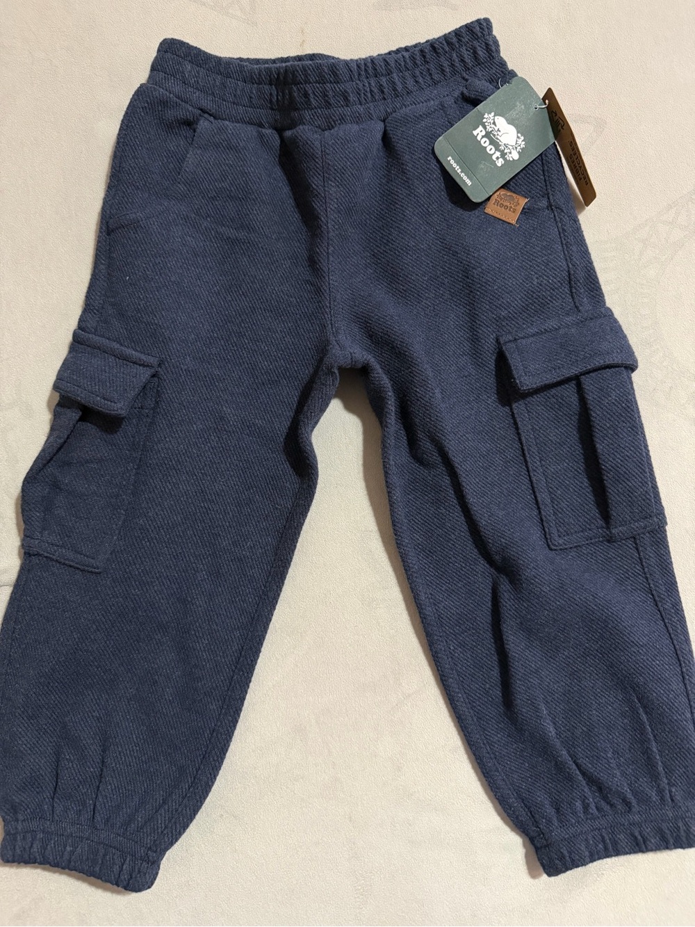 Roots Kids Dark Navy Cargo Joggers